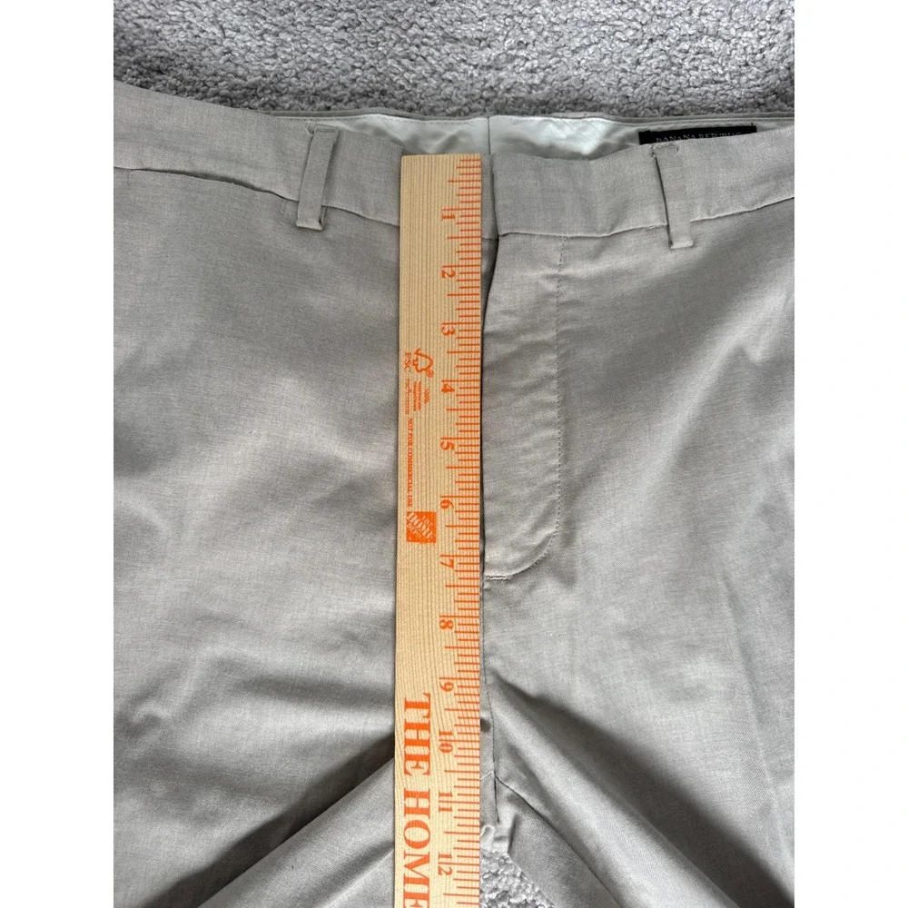 Banana Republic Core Temp Non-Iron Slim Fit Chino Pants Khaki Tan 31x27 Mens